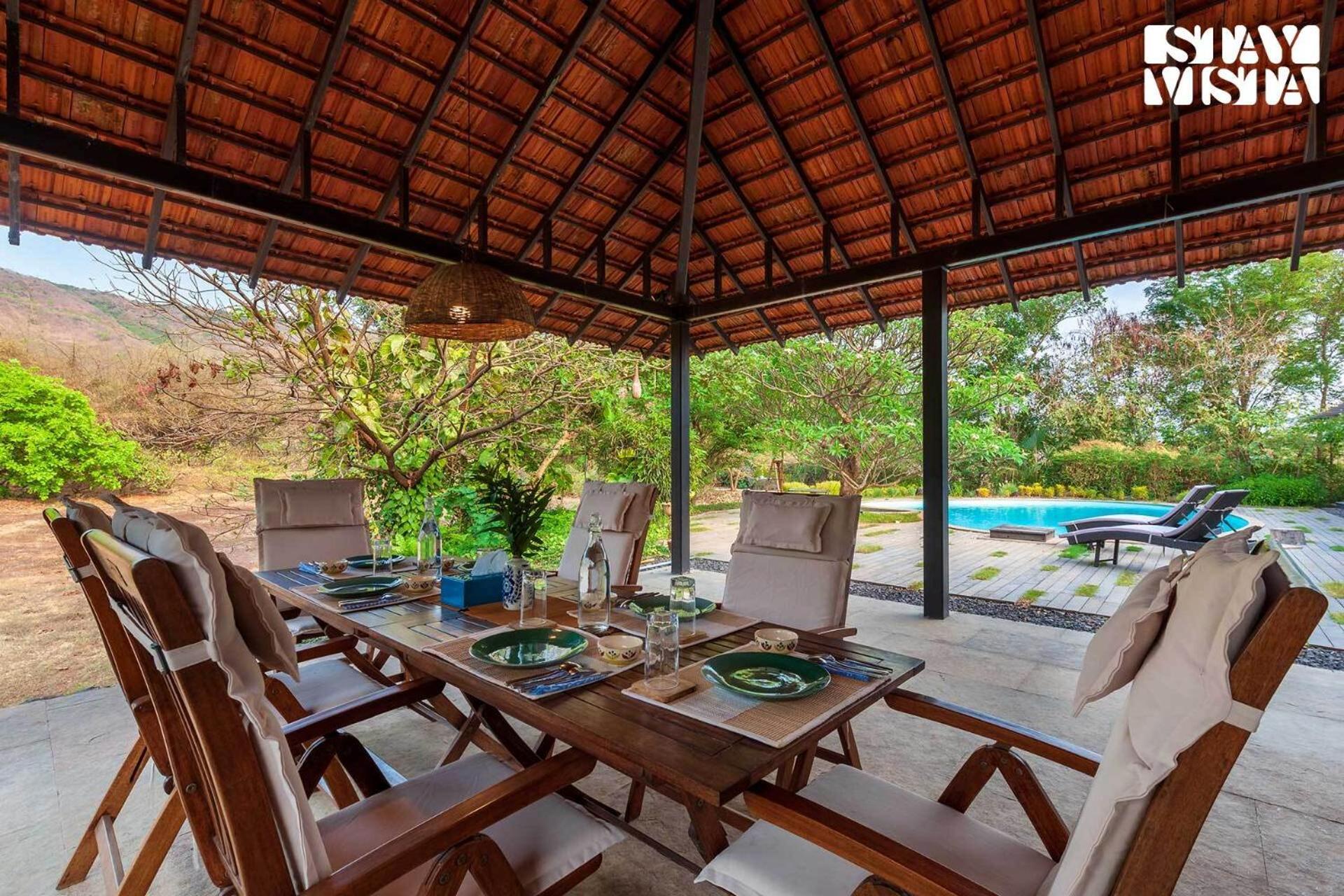 Wander Beyond By Stayvista - Featuring A Bali-Themed Abode And A Refreshing Swimming Pool Alībāg Exterior foto